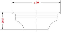 IMS 1 TASSEN PRÄZISIONSSIEB 7/9 g für E61 - B701TH26.5E